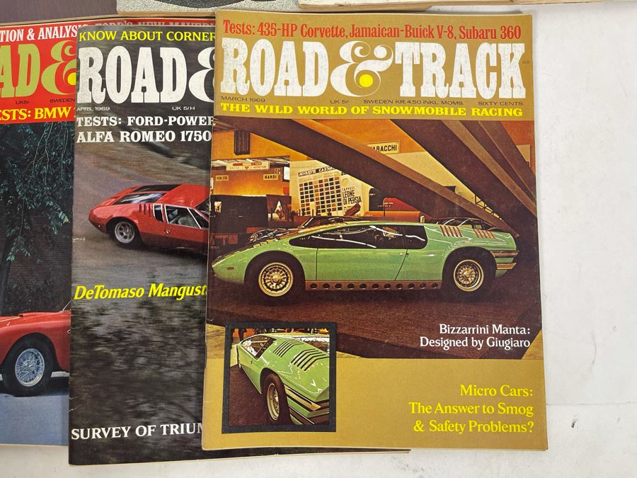 JUST ADDED - Vintage 1969 Road & Track Magazines - See Photos [Photo 6]