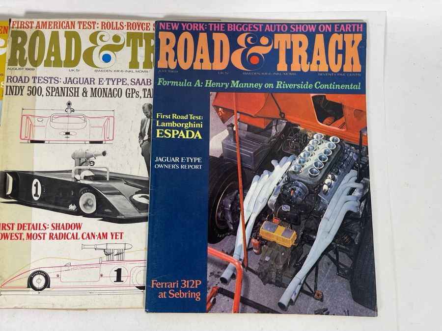 JUST ADDED - Vintage 1969 Road & Track Magazines - See Photos [Photo 10]