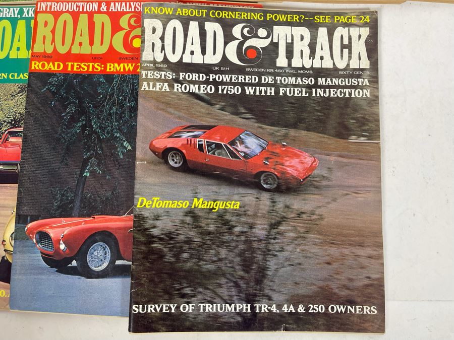 JUST ADDED - Vintage 1969 Road & Track Magazines - See Photos [Photo 7]