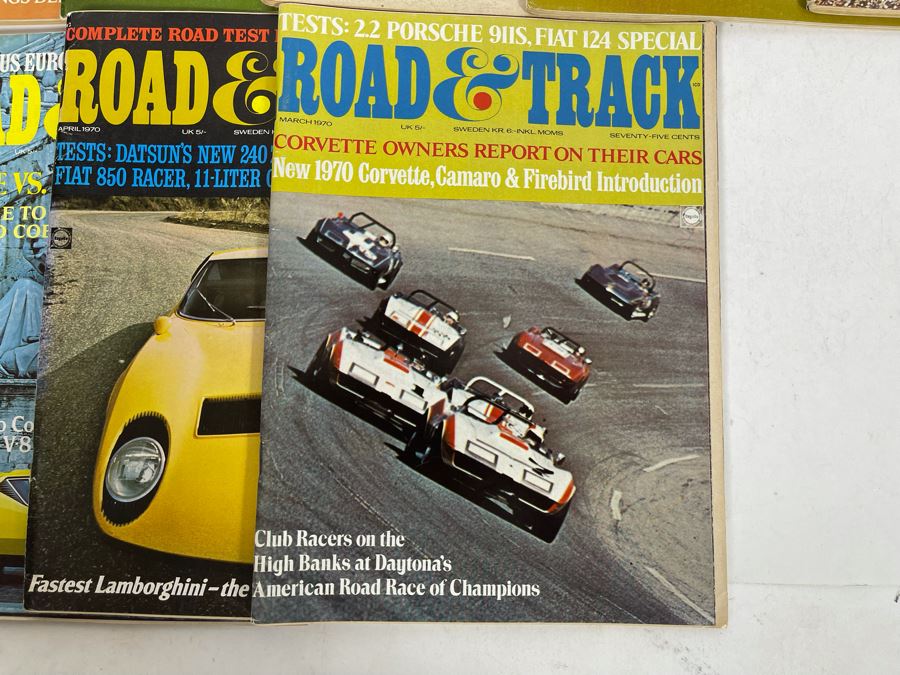 JUST ADDED - Vintage 1970 Road & Track Magazines - See Photos [Photo 6]