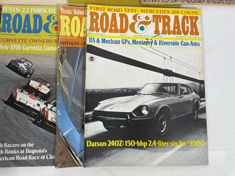 JUST ADDED - Vintage 1970 Road & Track Magazines - See Photos [Photo 4]