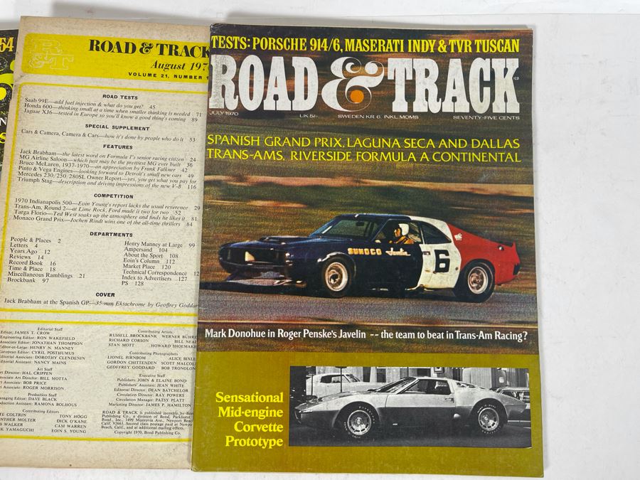 JUST ADDED - Vintage 1970 Road & Track Magazines - See Photos [Photo 10]