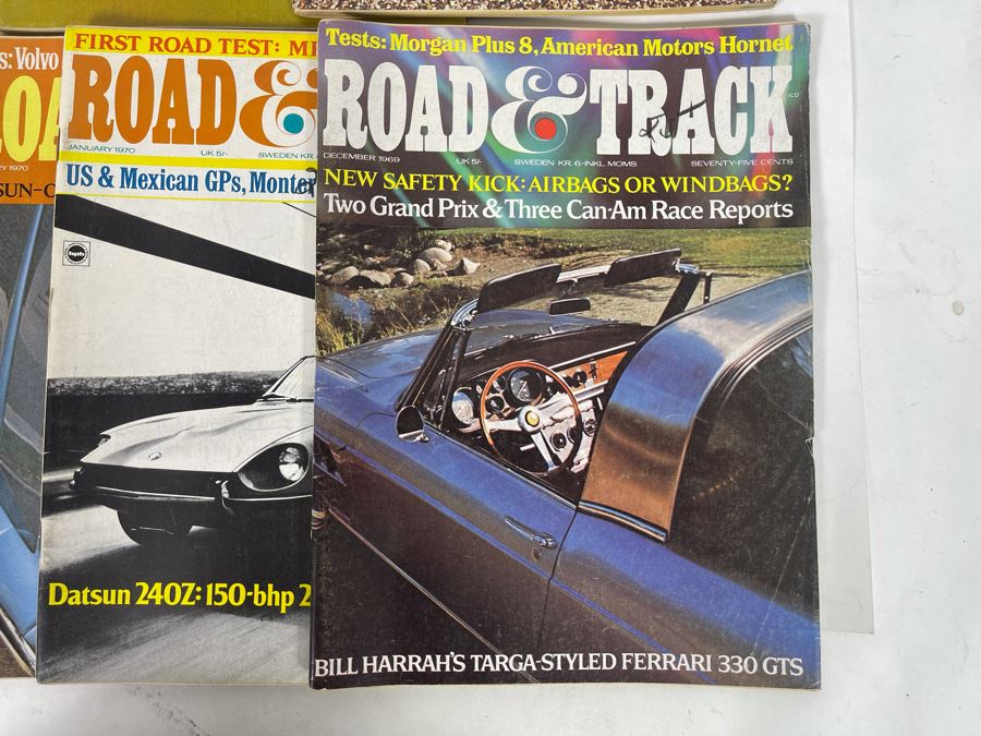 JUST ADDED - Vintage 1970 Road & Track Magazines - See Photos [Photo 3]