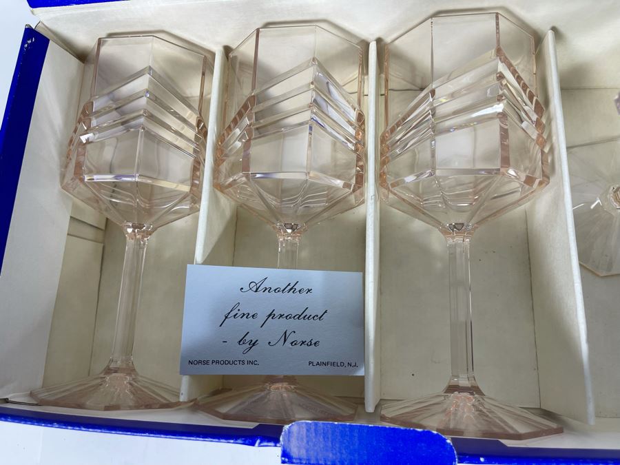 JUST ADDED - Gala Wine Glasses Plastic Stemware By Norse Products [Photo 5]