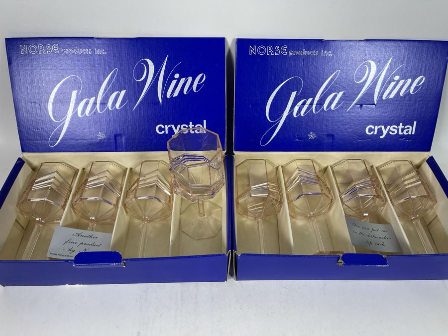 JUST ADDED - Gala Wine Glasses Plastic Stemware By Norse Products [Photo 1]