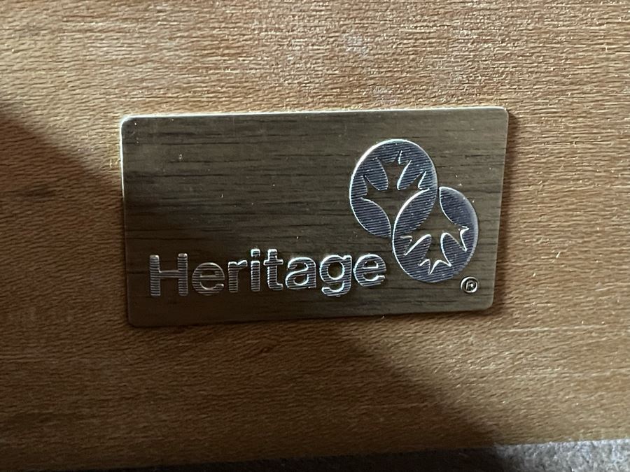 JUST ADDED - Stunning Drexel Heritage Sideboard Buffet Cabinet 76W X 22D X 35H (Don’t Have Key But Doors Open) [Photo 16]