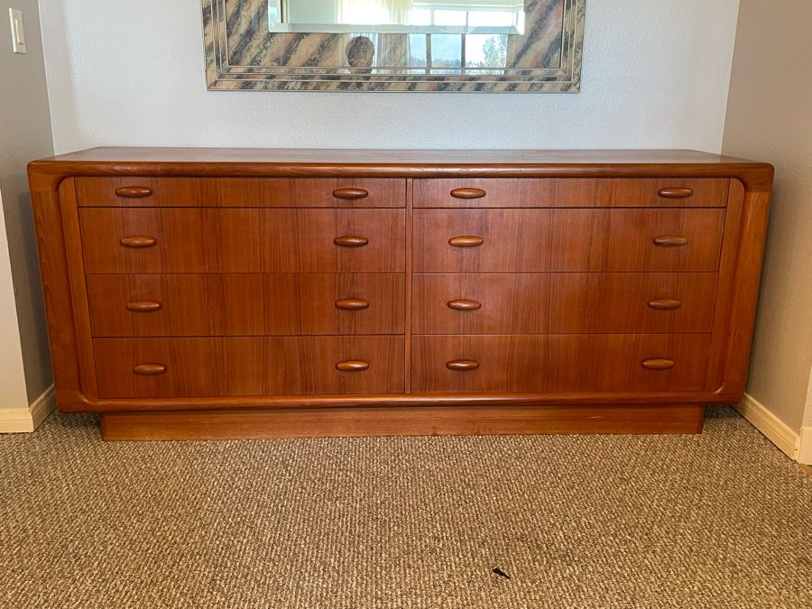 Dyrlund Danish Modern Sideboard Buffet Credenza Cabinet 74W X 19D X 30H [Photo 3]