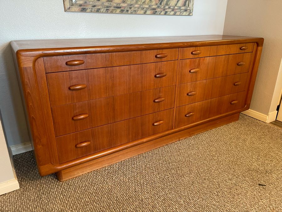 Dyrlund Danish Modern Sideboard Buffet Credenza Cabinet 74W X 19D X 30H [Photo 12]