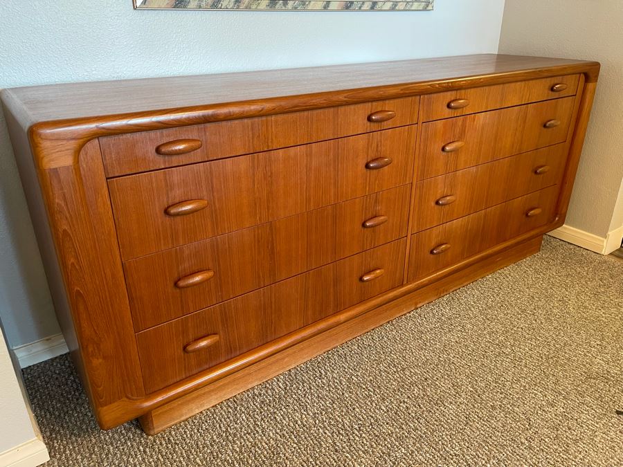 Dyrlund Danish Modern Sideboard Buffet Credenza Cabinet 74W X 19D X 30H [Photo 9]