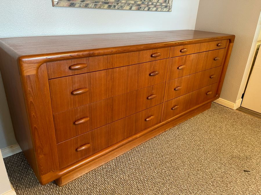 Dyrlund Danish Modern Sideboard Buffet Credenza Cabinet 74W X 19D X 30H [Photo 11]