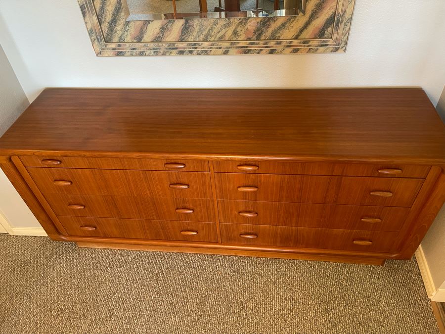 Dyrlund Danish Modern Sideboard Buffet Credenza Cabinet 74W X 19D X 30H [Photo 17]