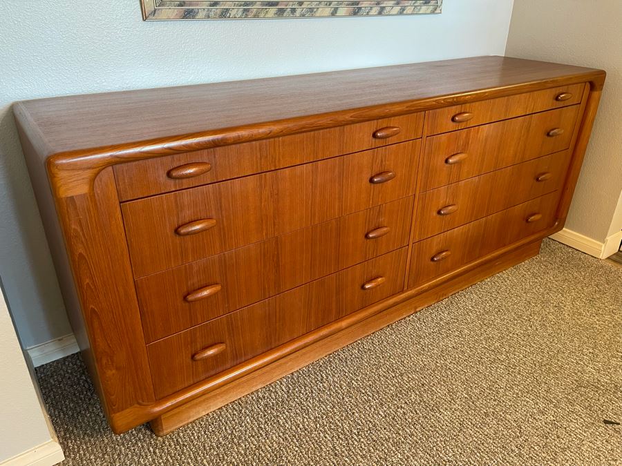 Dyrlund Danish Modern Sideboard Buffet Credenza Cabinet 74W X 19D X 30H [Photo 10]