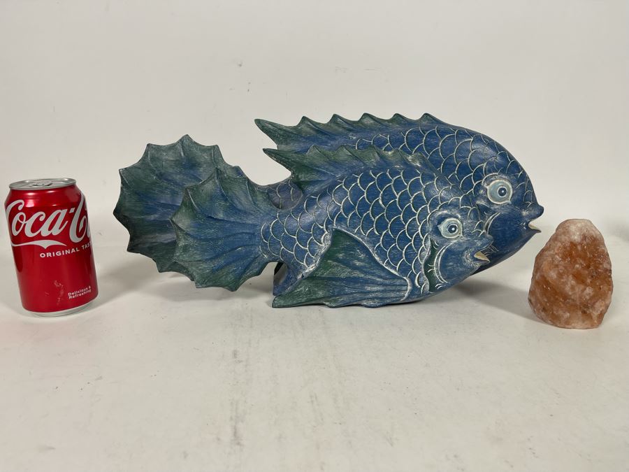 Decorative Fish Sculpture And Himalayan Salt Rock [Photo 4]