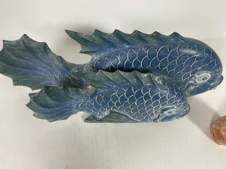 Decorative Fish Sculpture And Himalayan Salt Rock [Photo 6]