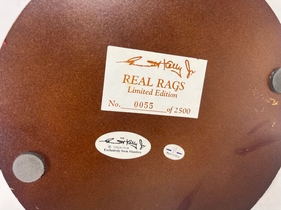 Flambro Limited Edition Real Rags Clown Figurine By Emmet Kelly Jr 10H [Photo 9]