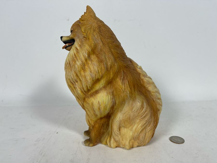 Pomeranian Figurine By The Danbury Mint 8.5H [Photo 5]