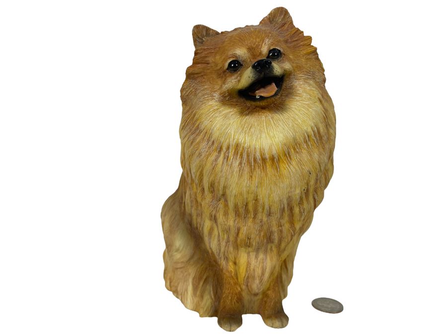 Pomeranian Figurine By The Danbury Mint 8.5H [Photo 1]