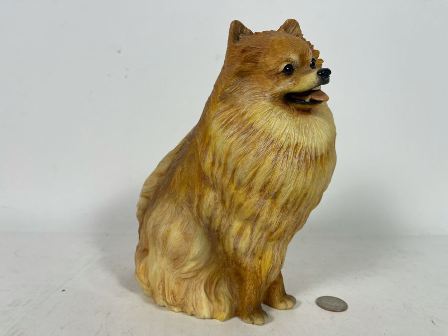 Pomeranian Figurine By The Danbury Mint 8.5H [Photo 4]
