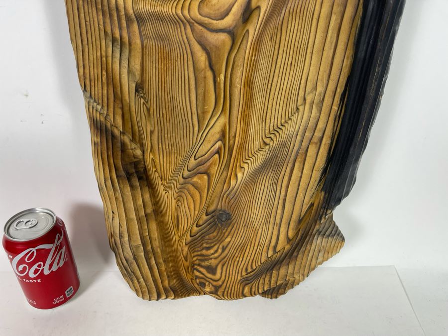 Handmade Wooden Wall Plaque Sculpture Of Parent's With Child 11.5W X 48H [Photo 5]