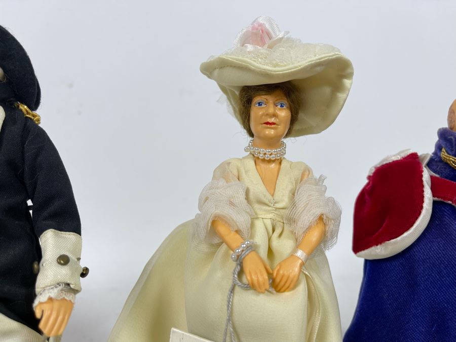 Four Peggy Nisbet 8' Dolls Including Signature Edition Celebrating 30th Anniversary Of Nisbet Dollmaking, George & Martha Washington And Sir Winston Churchill [Photo 10]