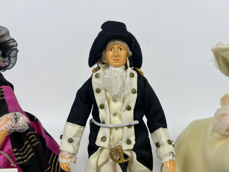 Four Peggy Nisbet 8' Dolls Including Signature Edition Celebrating 30th Anniversary Of Nisbet Dollmaking, George & Martha Washington And Sir Winston Churchill [Photo 6]