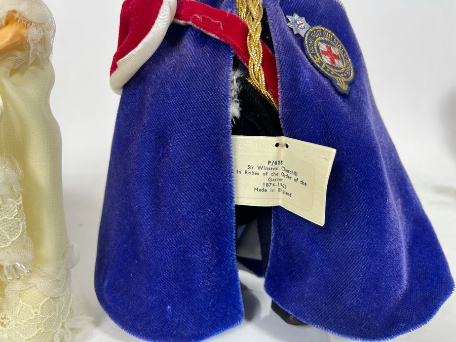 Four Peggy Nisbet 8' Dolls Including Signature Edition Celebrating 30th Anniversary Of Nisbet Dollmaking, George & Martha Washington And Sir Winston Churchill [Photo 5]