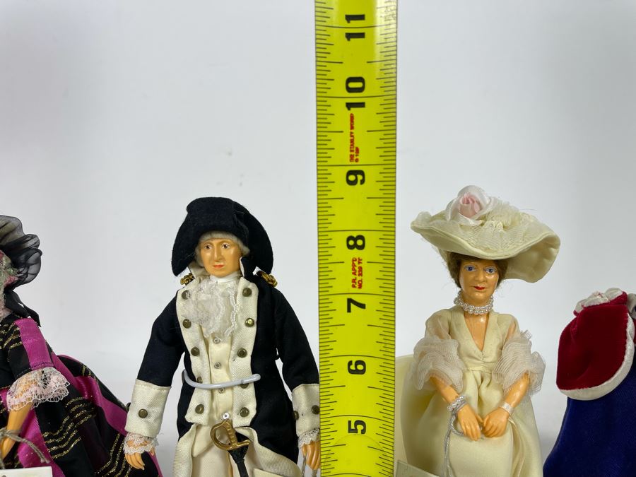 Four Peggy Nisbet 8' Dolls Including Signature Edition Celebrating 30th Anniversary Of Nisbet Dollmaking, George & Martha Washington And Sir Winston Churchill [Photo 15]
