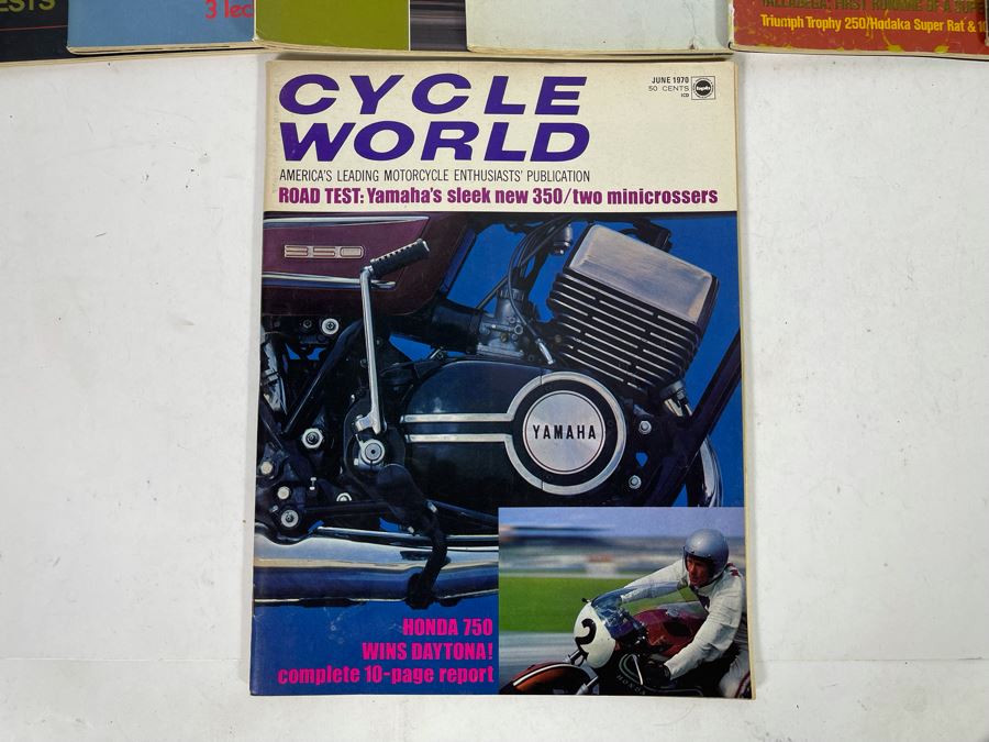 Vintage 1970 Cycle World Motorcycle Magazines - See Photos [Photo 9]