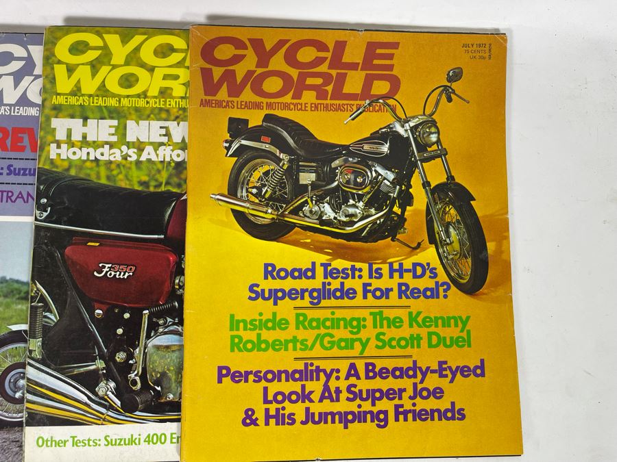 Vintage 1972 Cycle World Motorcycle Magazines - See Photos [Photo 10]