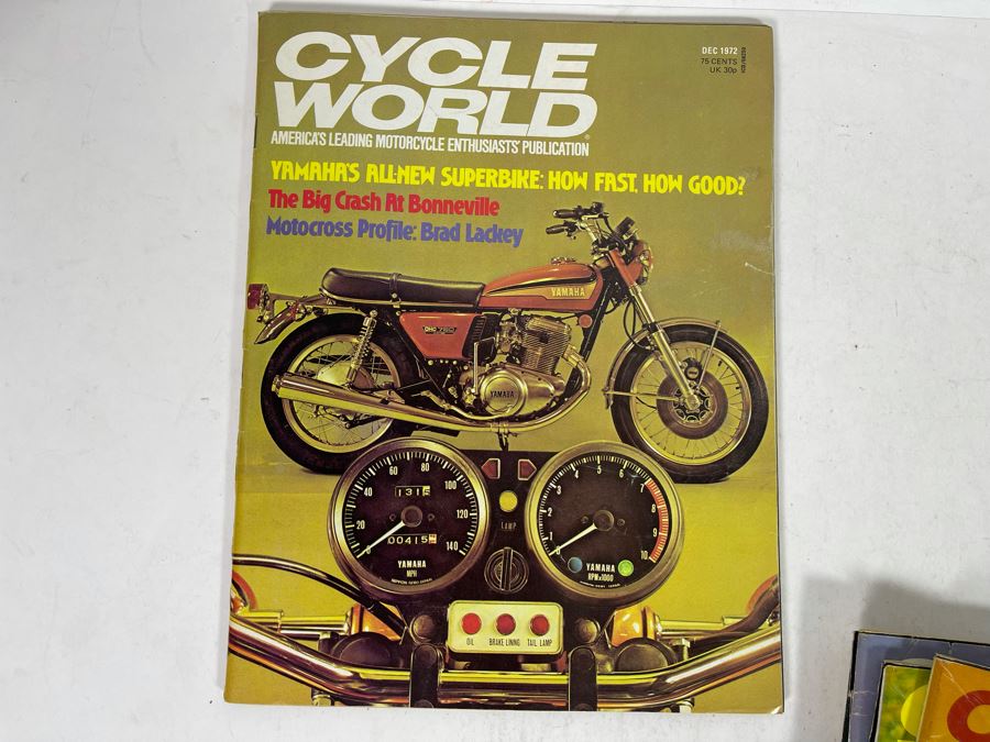 Vintage 1972 Cycle World Motorcycle Magazines - See Photos [Photo 15]