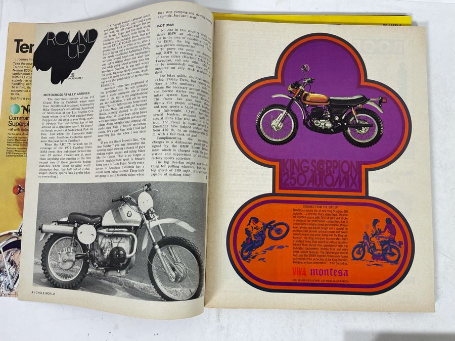 Vintage 1973 Cycle World Motorcycle Magazines - See Photos [Photo 14]