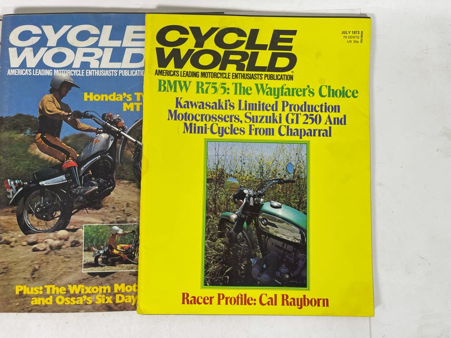 Vintage 1973 Cycle World Motorcycle Magazines - See Photos [Photo 9]