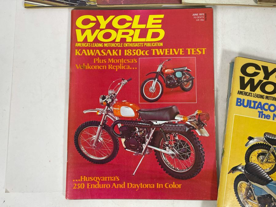 Vintage 1973 Cycle World Motorcycle Magazines - See Photos [Photo 8]