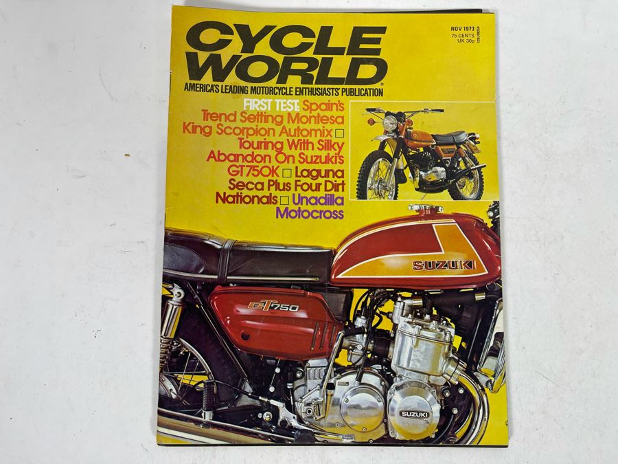 Vintage 1973 Cycle World Motorcycle Magazines - See Photos [Photo 13]