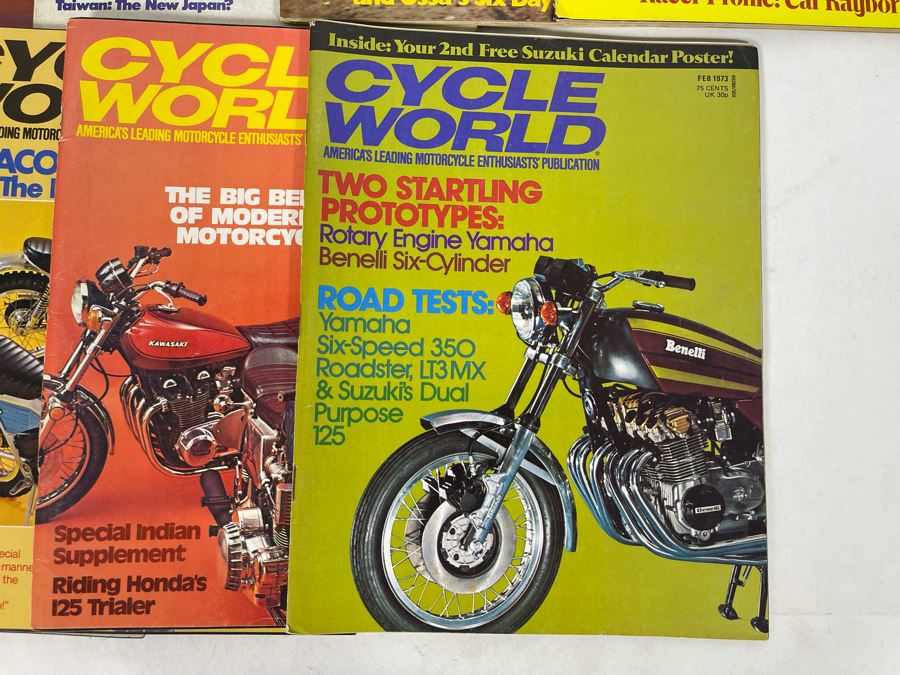Vintage 1973 Cycle World Motorcycle Magazines - See Photos [Photo 4]