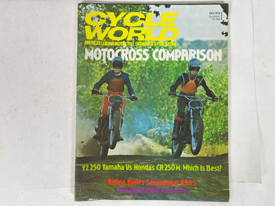 Vintage 1973 Cycle World Motorcycle Magazines - See Photos [Photo 15]