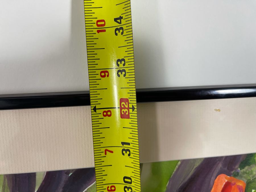 Original Signed Framed Painting By Maria 'Van Den Haag' Becker Frame Measures 36 X 32 [Photo 8]