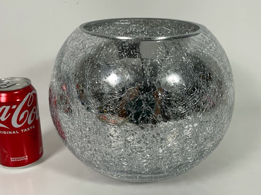 Silver Glass Bowl 9.5W X 8H [Photo 2]