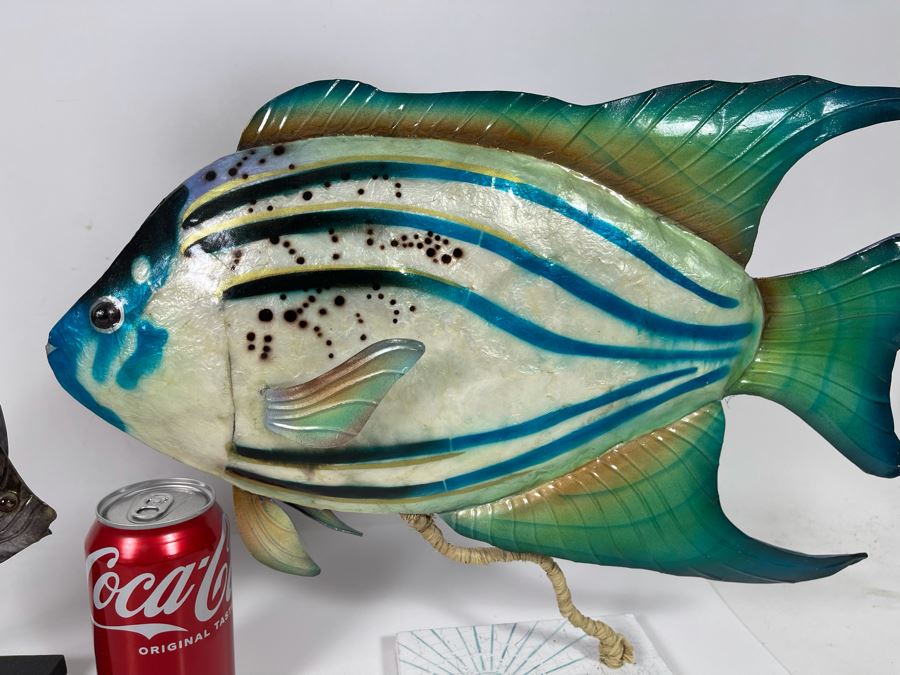 Pair Of Metal Fish Sculptures [Photo 4]