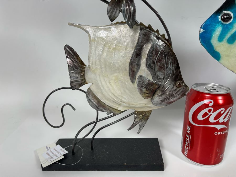 Pair Of Metal Fish Sculptures [Photo 6]