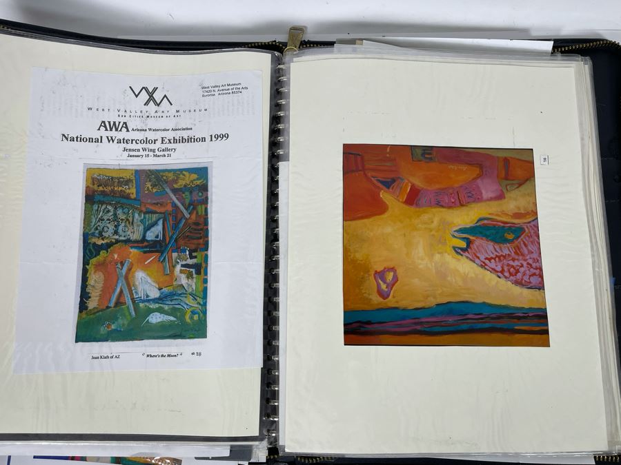 Jean Klafs's Original Artist Portfolio Including Photographs And Slides Of Her Artwork, Pricelists And Newspaper Clippings - See Photos [Photo 13]