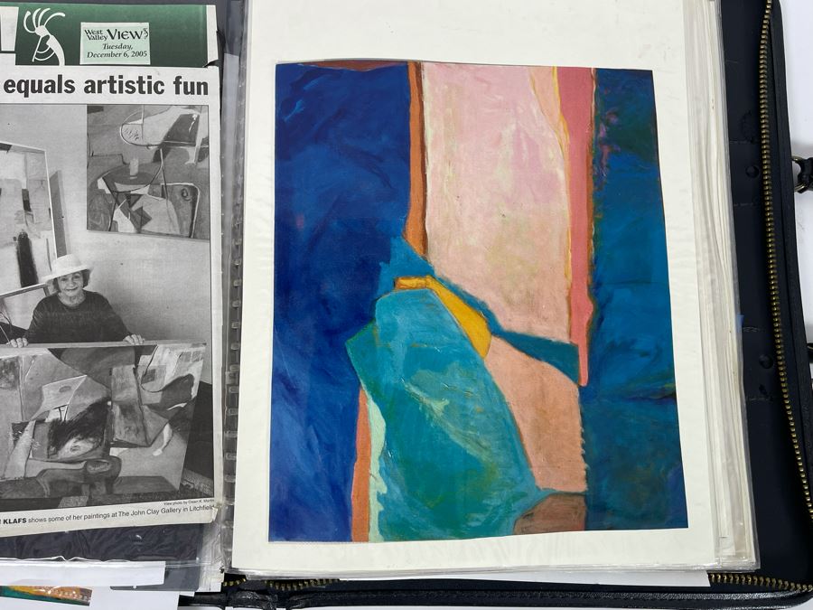 Jean Klafs's Original Artist Portfolio Including Photographs And Slides Of Her Artwork, Pricelists And Newspaper Clippings - See Photos [Photo 9]