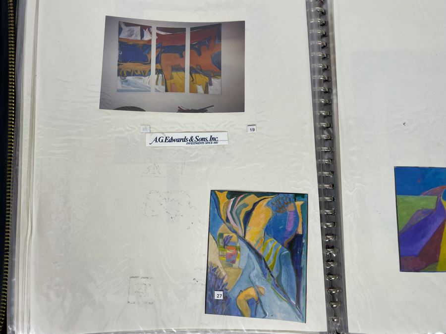 Jean Klafs's Original Artist Portfolio Including Photographs And Slides Of Her Artwork, Pricelists And Newspaper Clippings - See Photos [Photo 18]