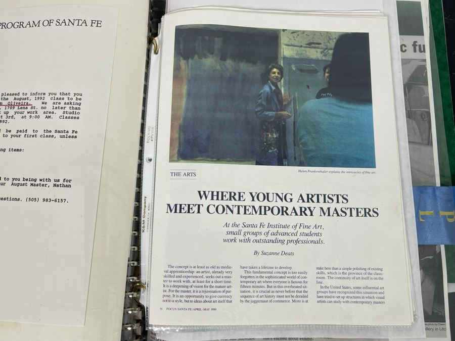 Jean Klafs's Original Artist Portfolio Including Photographs And Slides Of Her Artwork, Pricelists And Newspaper Clippings - See Photos [Photo 23]