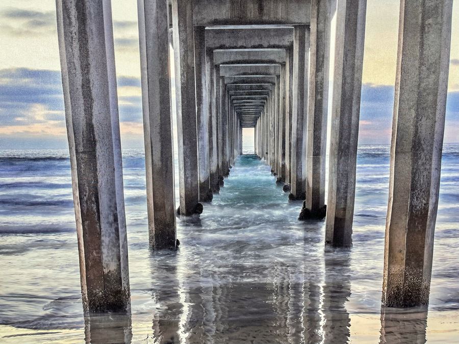 Large Canvas Print Of Scripps Pier La Jolla 40 X 60 [Photo 2]