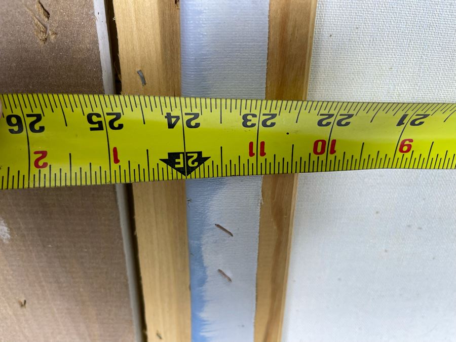 Original Vintage Oil Painting On Canvas 24 X 36 Signed Reynolds Framed [Photo 7]