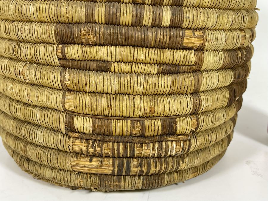 Vintage Native American Basket With Some Damage 9.5W X 8H [Photo 6]