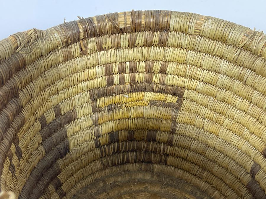 Vintage Native American Basket With Some Damage 9.5W X 8H [Photo 9]