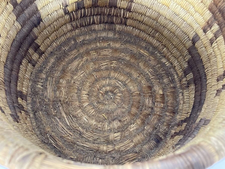 Vintage Native American Basket With Some Damage 9.5W X 8H [Photo 10]