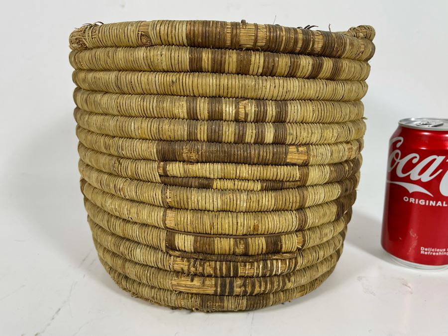 Vintage Native American Basket With Some Damage 9.5W X 8H [Photo 5]